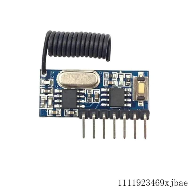 433Mhz Receiver Module - ワイヤレス433Mhz RFモジュール受信機および送信機4チャンネルモジュール学習コードデコーダーモジュールリモコン用