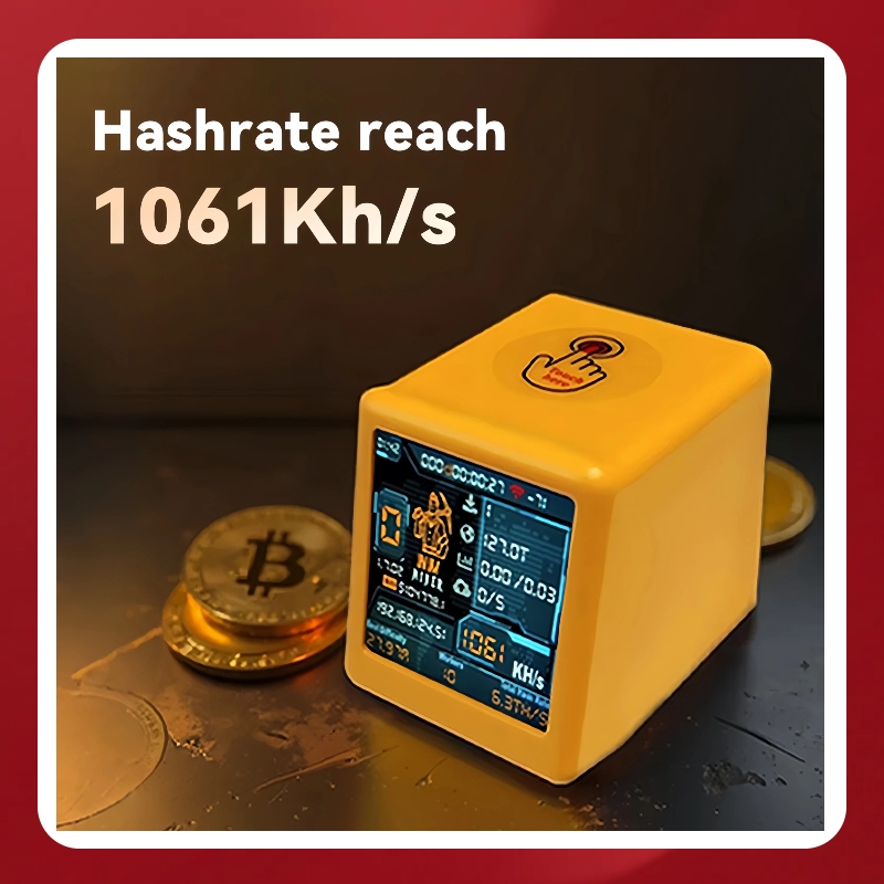 Home Automation Ideas - 低消費電力 BTC ソロ宝くじマイナーコンピュータオタクスマートテレビハッシュレート 1060KH/s ESP32 ギフトホームサイレントデスクトップ時計