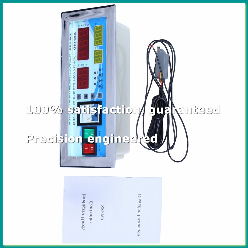Temperature Humidity Sensor - XM-18D自動孵卵器コントローラーデジタルLED温度コントローラー温度湿度センサー卵孵化コントローラー