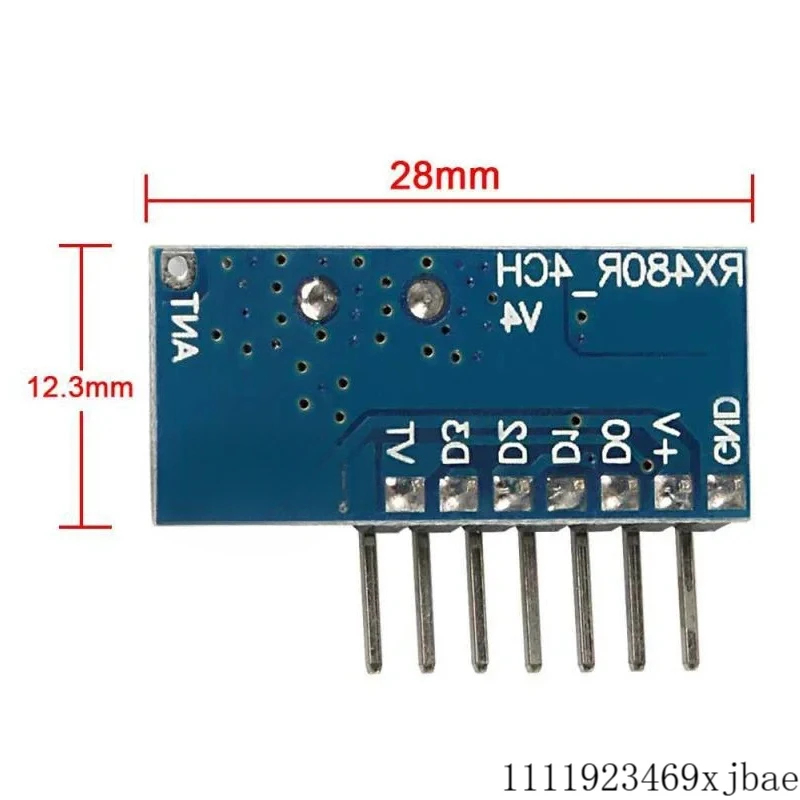 ワイヤレス433Mhz RFモジュール受信機および送信機4チ - 433Mhz Receiver Module のレビューと価格