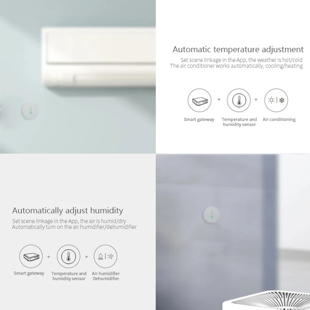 Tuya スマート Zigbee 温度と湿度センサーアプリ制 - Home Automation Ideas のレビューと価格