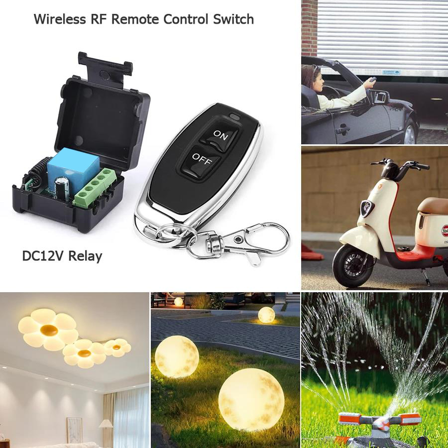 DC 12V 433Mhz RF リモートコントロールワイヤ - 433Mhz Receiver Module のレビューと価格