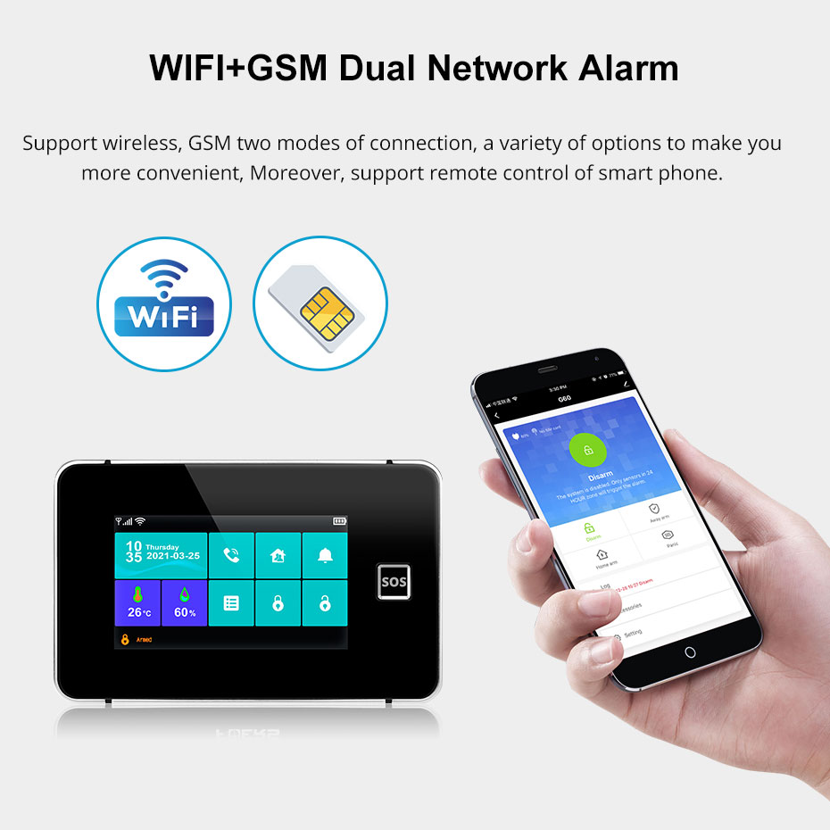 KERUI Tuya アラームパネル DIY アラームキット - Home Automation Diy Kit のレビューと価格
