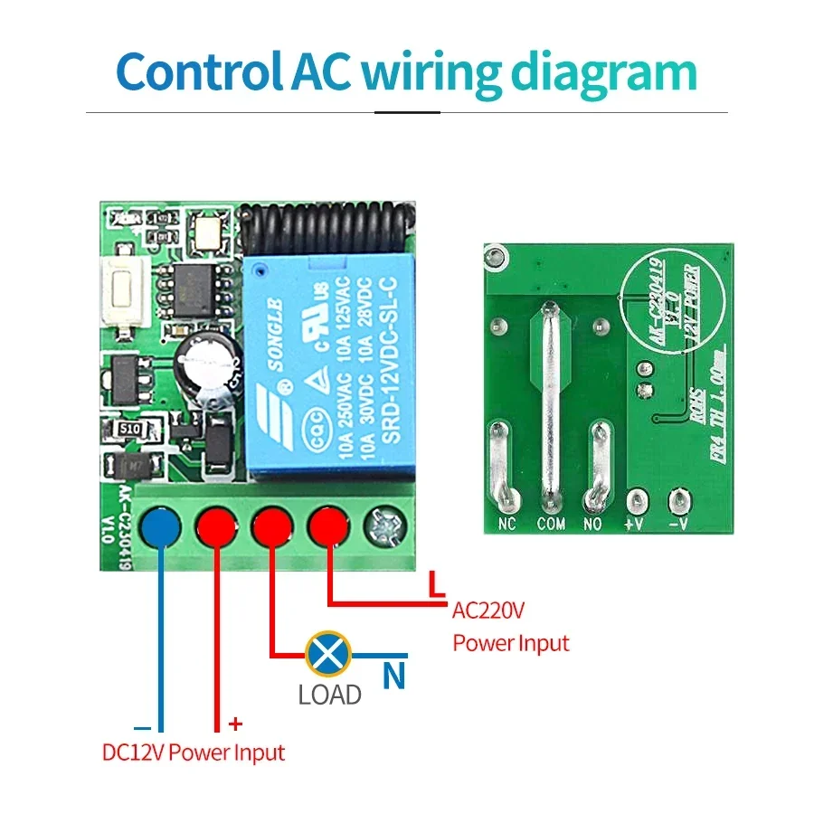 RF433MHz ワイヤレススイッチビルディングコントロール - 433Mhz Receiver Module のレビューと価格