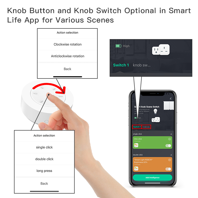 スマート ZigBee ノブスイッチ Tuya スマートライ - Home Automation Ideas のレビューと価格