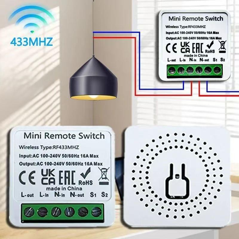 RF 433MHzスマートスイッチミニDIYワイヤレスリモコ - Home Automation Diy のレビューと価格