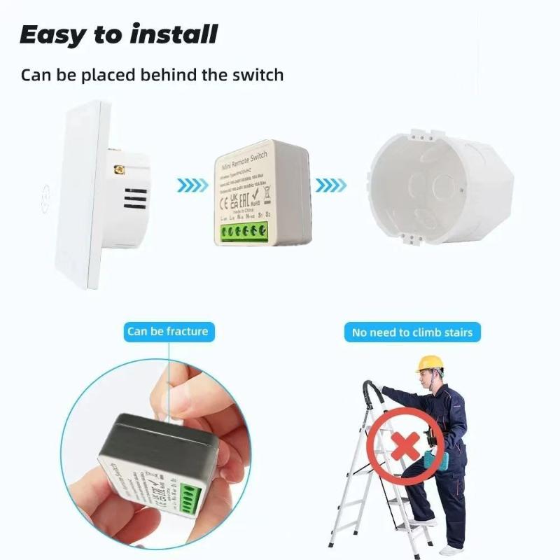 RF 433MHzスマートスイッチミニDIYワイヤレスリモコ - Home Automation Diy のレビューと価格