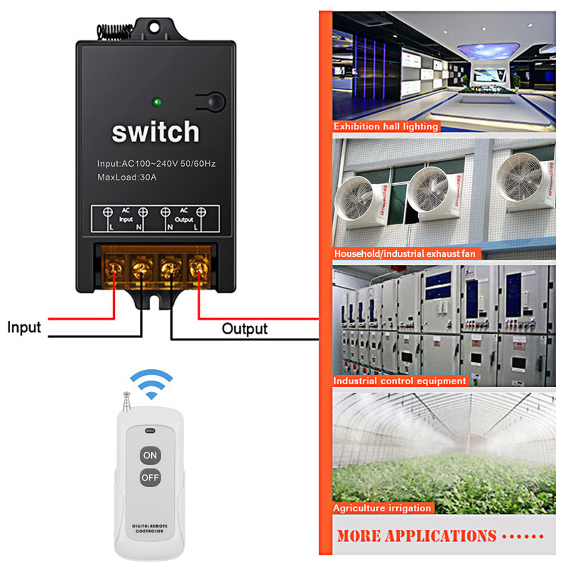 AC110V 220V 240V 30A リレー FR リモ - Home Automation Industry のレビューと価格